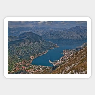 Bay of Kotor, Montenegro Sticker